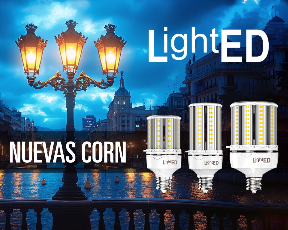 Bombillas LED para Farolas | Las Nuevas CORN de LIGHTED revolucionan la iluminación vial