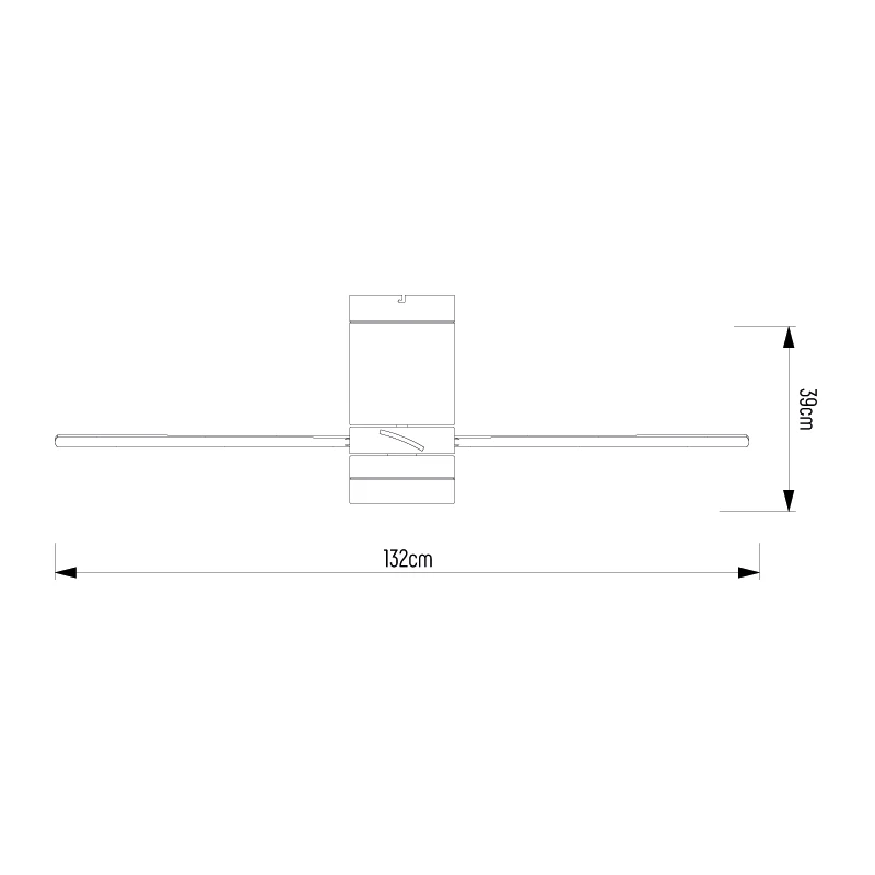 Ventilador de techo con aspas reversibles y luz LED Navia