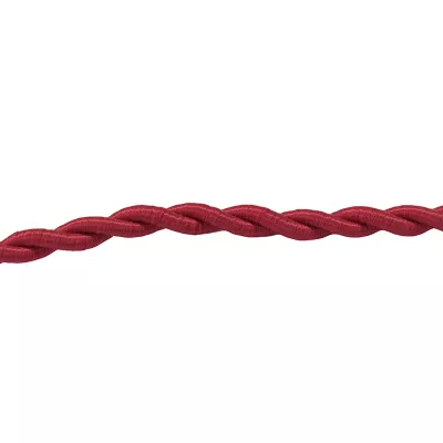Cable Decorativo Trenzado Rojo