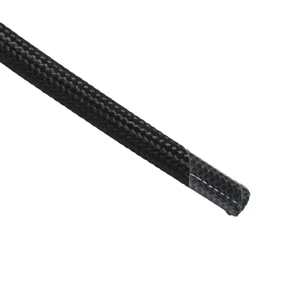 Cable Decorativo Tubular Negro