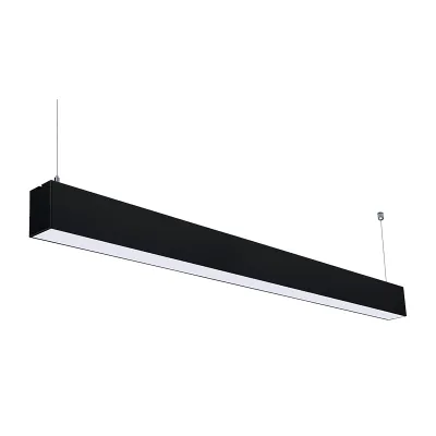 Lineal LED de Suspensión Serie Curie 40W Negra