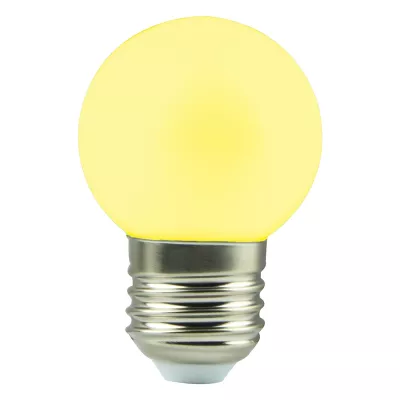 Bombilla LED Esférica Decorativa Amarilla