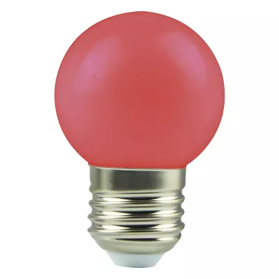 Bombilla LED Esférica Decorativa Roja