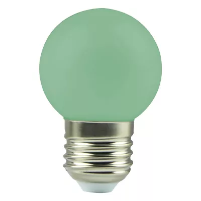 Bombilla LED Esférica Decorativa Verde