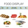 Tira de QLT Food Display A41A24112075 para pescaderías